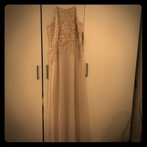 Aidan Mattox Brand New Champagne Long Dress $120
